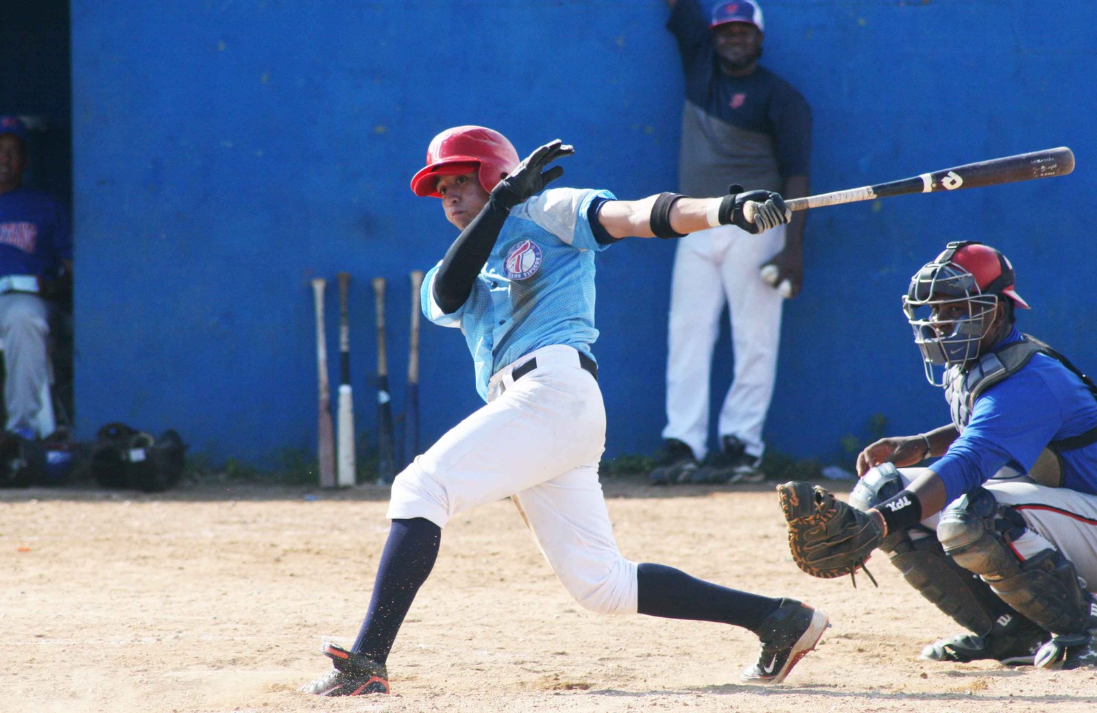 José Zambrano tercera base de los Típicos de Navarrete